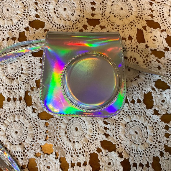 Fujifilm Instax Mini 11 Instant Camera Pink with Holographic Case TESTED Works - Picture 7 of 8